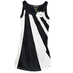 Black and White Mini Dress